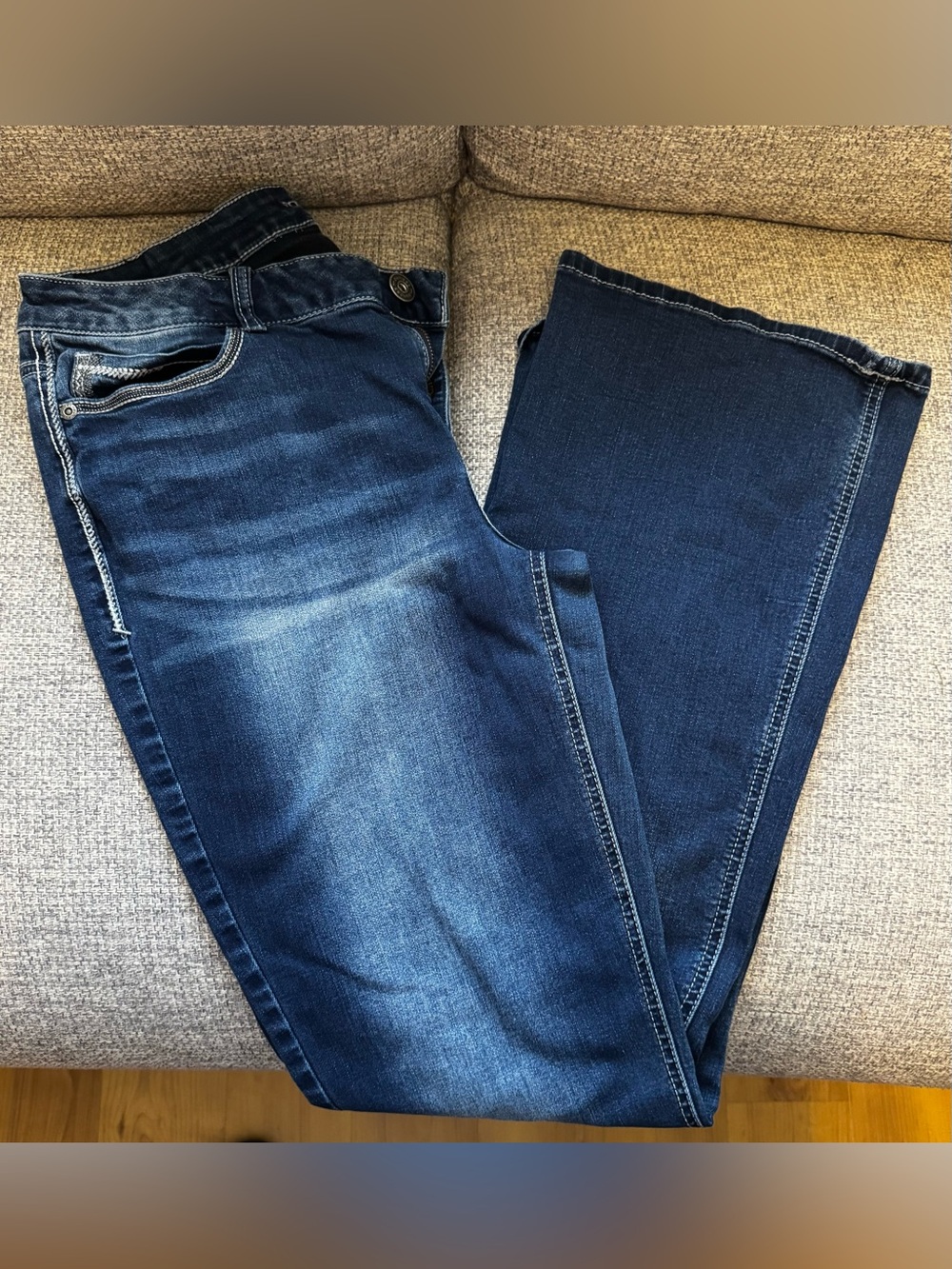 Maurices Women's Dark Blue Bootcut Jeans